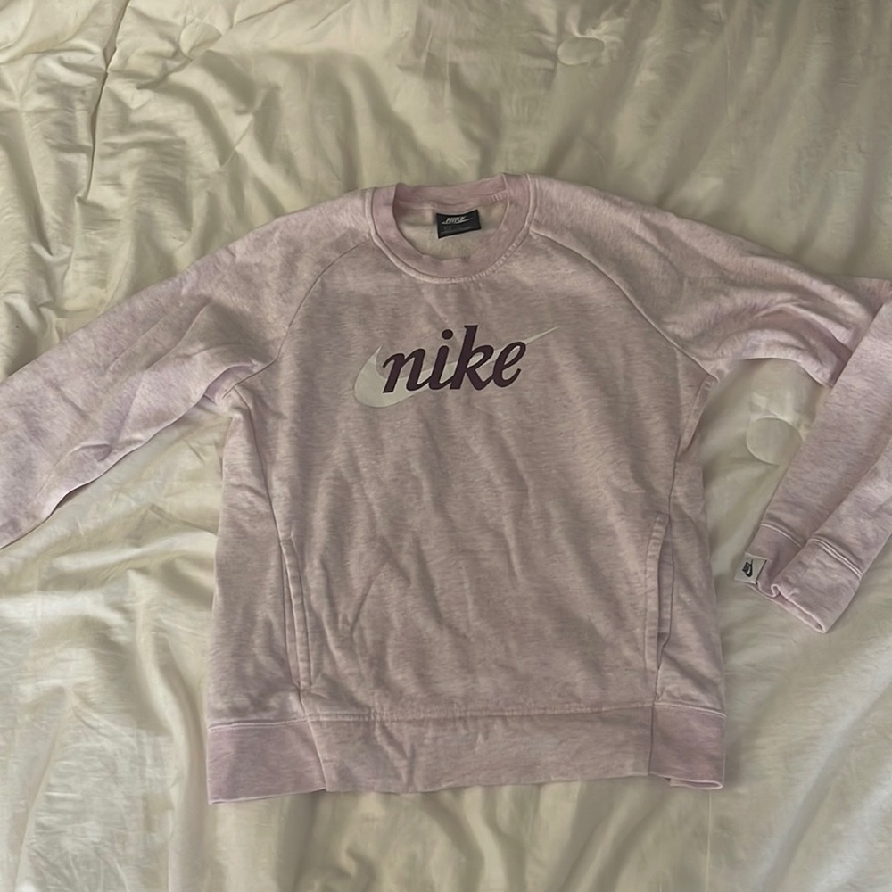 Pink Nike hoodie